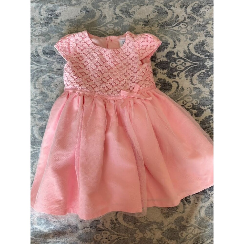Carter's Just One You Baby Girl Dress 6M Pink Lace Tulle Party Easter